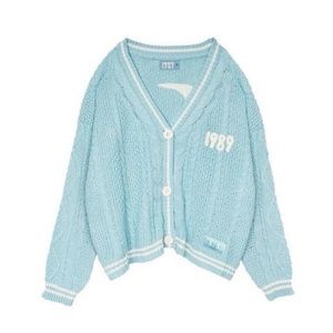 Taylor Swift 1989 Cardigan Sky blue.